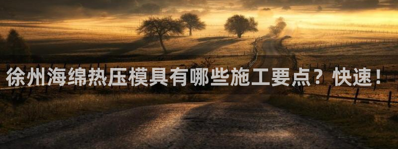 易倍单词软件：徐州海绵热压模具有哪些施工要点？快速！