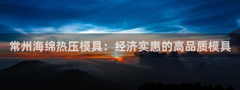 emc易倍官方平台：常州海绵热压模具：经济实惠的高品质模